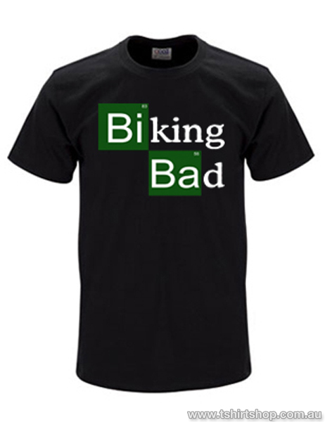 Biking bad t-shirt
