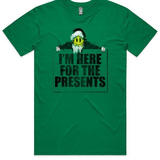Her for the presents green shirt