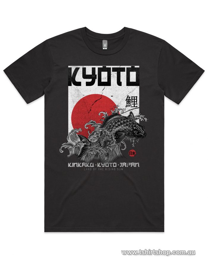 Kinkaku - Kyoto- japan coal t-shirt