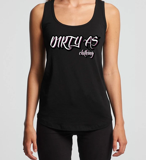 Dirty As Logo singlet