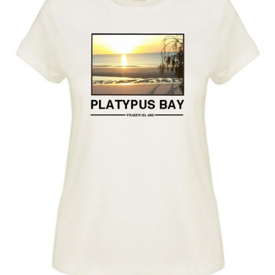 Platypus Bay Sunrise fraser Island T-shirt