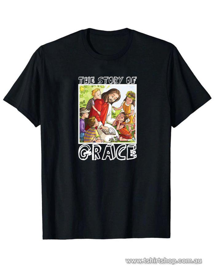 the story of grace Jesus tshirt